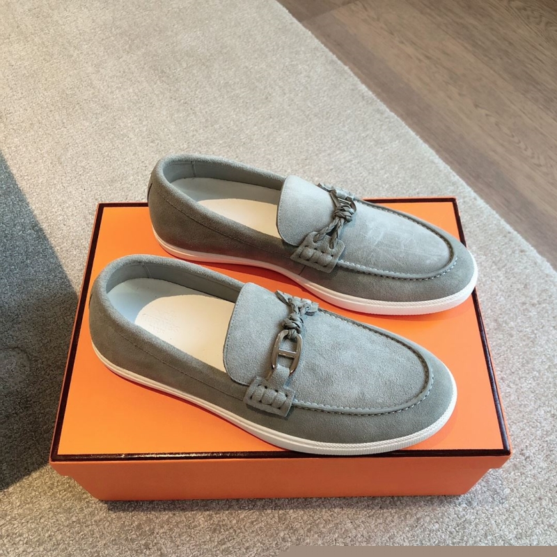 H**mes leather shoes